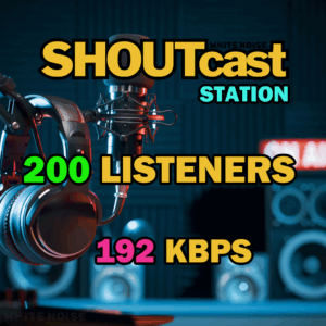 Shoutcast 192kbps - 200 Listeners